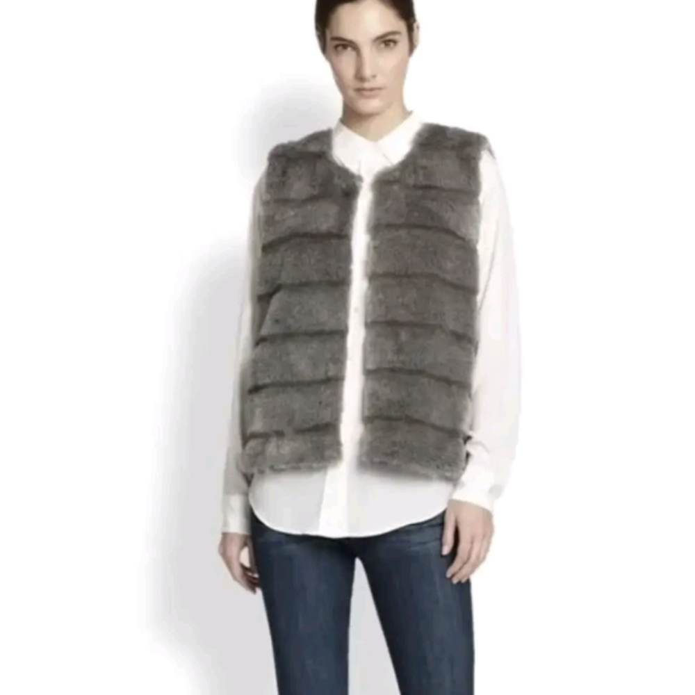 JOIE Andrina Faux-Fur Vest